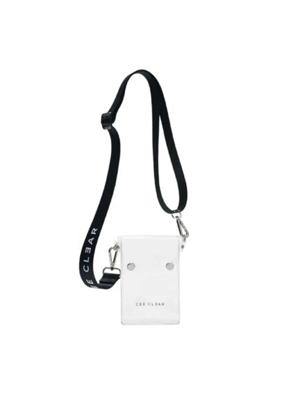 Clear Stadium Approved Crossbody Bag with Detachable Strap